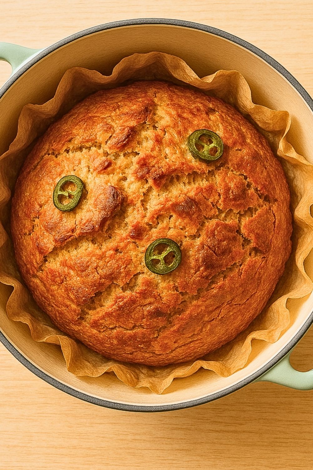 This Dutch Oven Jalapeño Cheddar Bread is spicy, cheesy, and rustic—perfect for summer BBQs, cozy dinners, or whenever you need a flavorful homemade loaf.
